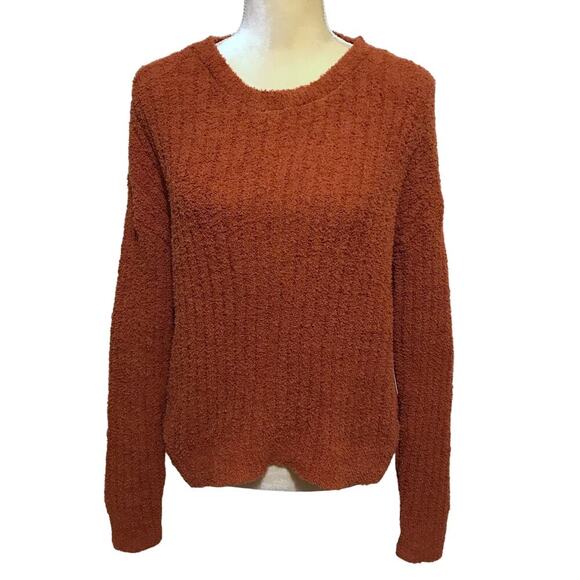 Crave Fame NWT Burnt Orange Soft Sweater Juniors XL - Picture 1 of 9